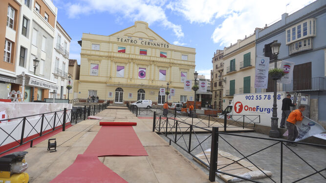 El Teatro Cervantes, epicentro del Festival de Málaga, en la pasada edición.