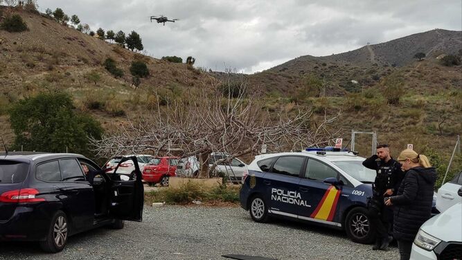 Buscan con drones a una persona que pidió auxilio cuando practicaba trial en Málaga