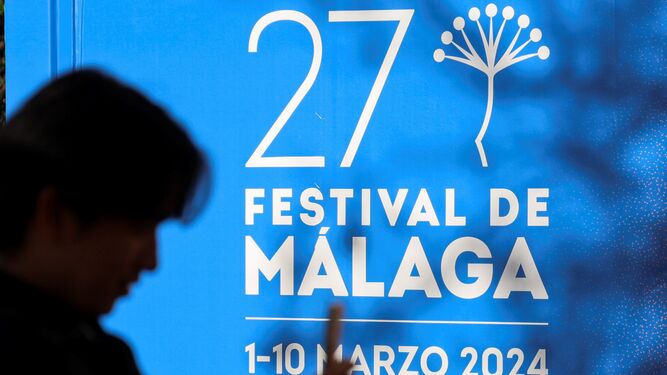 El cartel del 27 Festival de Málaga, biznaga incluida