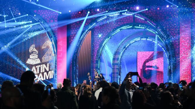 Un momento de la gala de los Grammy Latinos celebrada el pasado noviembre en Sevilla.