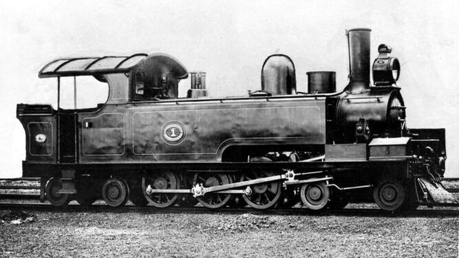 Locomotora de vapor de los años 30.