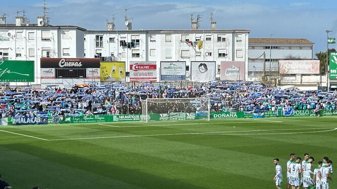 Afición en el Atlético Sanluqueño - Málaga CF