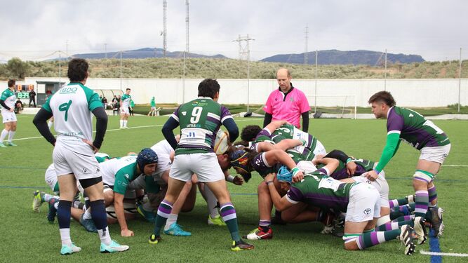 El Rugby Málaga, en acción.