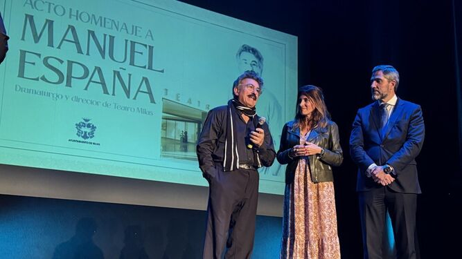 El acto de homenaje a Manuel España.