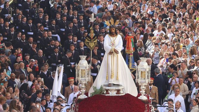 Jesús Cautivo durante su procesión del Lunes Santo del pasado año