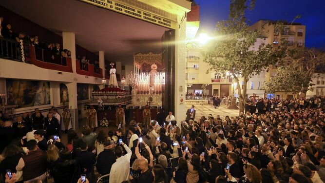 El Cautivo y La Trinidad se quedan en su casa hermandad este el Lunes Santo en Málaga.