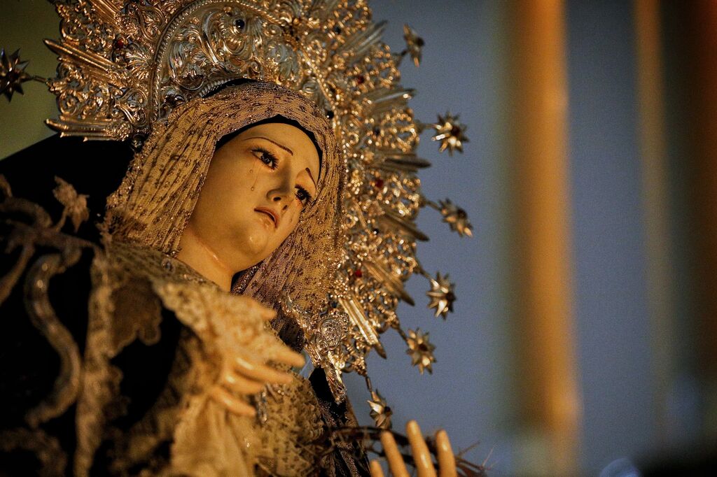 Las im&aacute;genes de la Soledad en la Semana Santa de San Fernando 2024