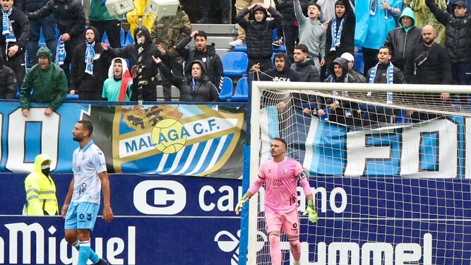 Una imagen del Málaga CF-Linares Deportivo