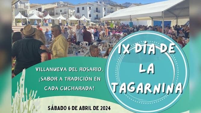 Cartel promocional de la IX Día de la Tagarnina de Villanueva del Rosario.