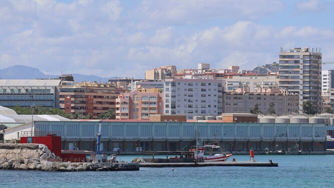 Imagen del muelle 5 del puerto de Málaga