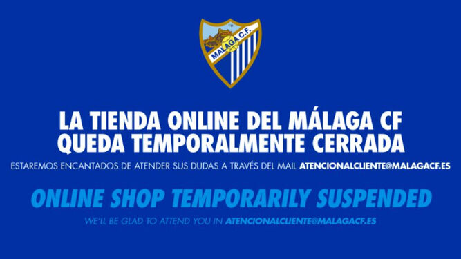 Colapsa la tienda online del Málaga para comprar la camiseta especial