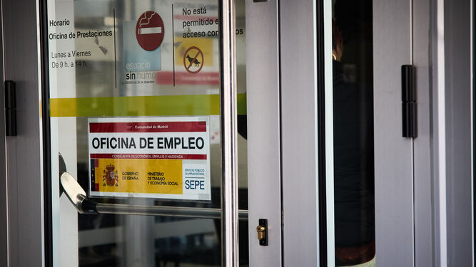 Una oficina de empleo de Málaga
