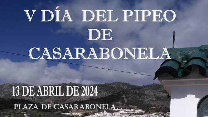 Cartel promocional del V Día del Pipeo de Casarabonela.