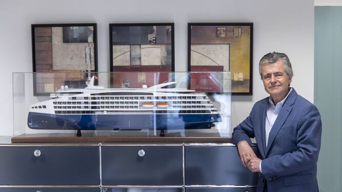 El empresario malagueño Elisardo Sánchez, socio fundador y presidente de Alma Cruceros.