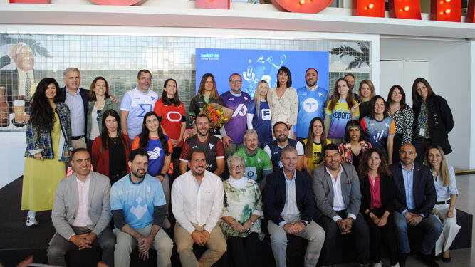 Representantes de las empresas que participan en Málaga Tech Games 2024.