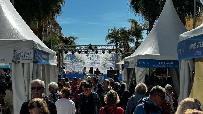 Visitantes en una de las ediciones de la Feria Sabor a Málaga.