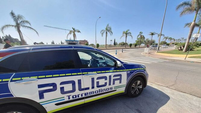 Una patrulla de Policía Local de Torremolinos.