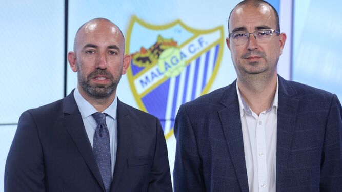 Antonio López y Jesús Gutiérrez, consejeros consultivos del Málaga CF.