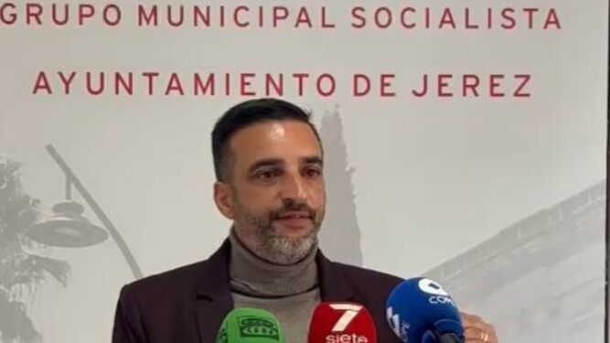 José Antonio Díaz, portavoz del Grupo Municipal Socialista.